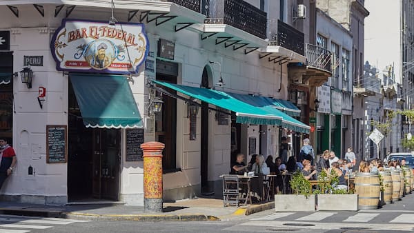 El Federal Bar in San Telmo, Buenos Aires