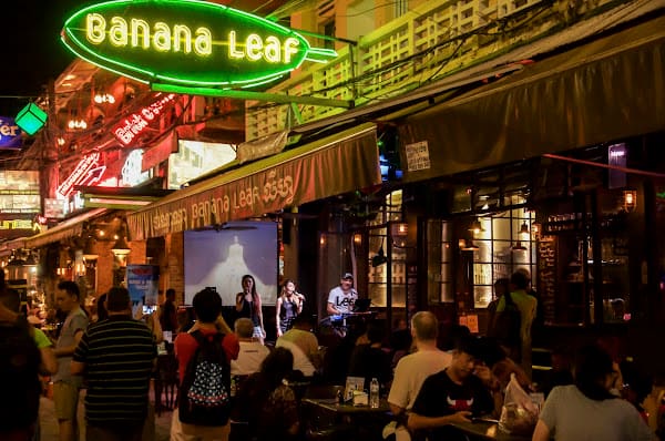 Banana Leaf Restaurant & Bar, Live-Musik in pub street