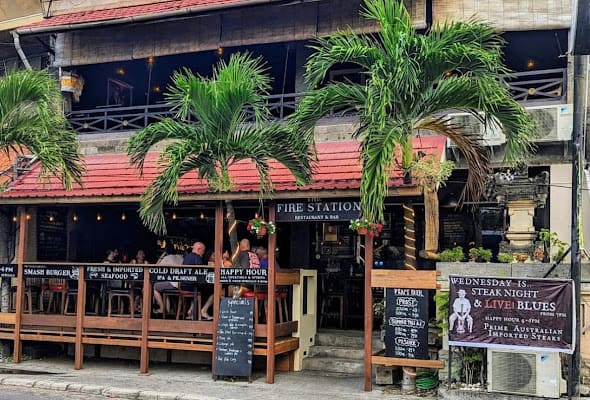 Fire Station Bar Bar in Sanur, Bali