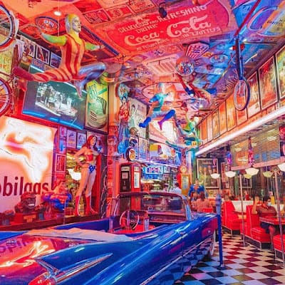 Filling Station Bar in P. Burgos Street, Manila