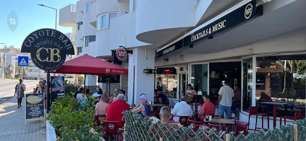 Coyote Bar Bar in Albufeira Strip, Algarve