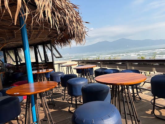 Paradise Beach Bar & Cinema Bar in My Khe Beach, Da Nang